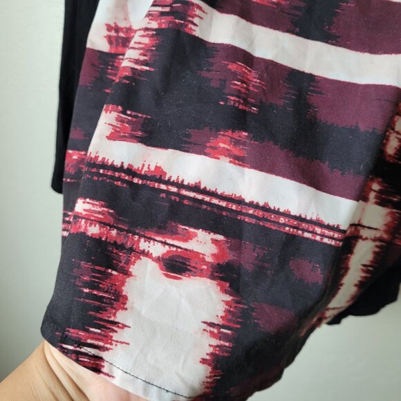 Apt 9 Mixed Fabric Long Sleeve Blouse - Picture 5 of 7